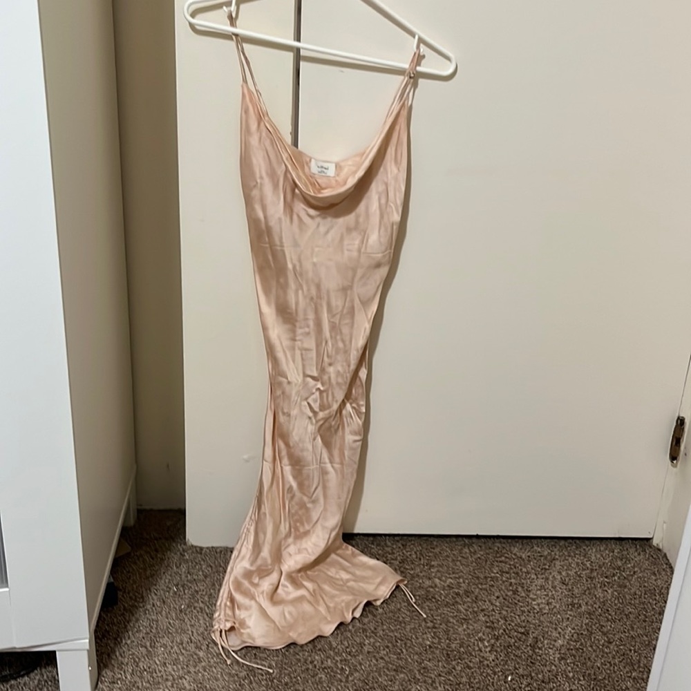 Wilfred cowl dress midi